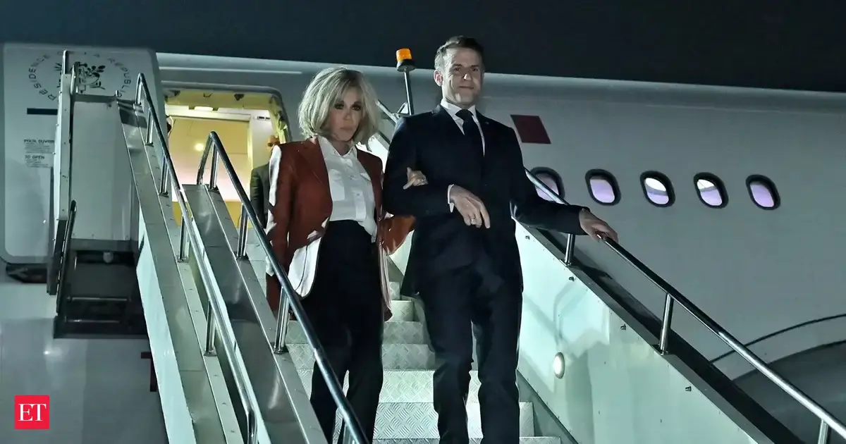 French President Macron arrives in India for AI impact summit, talks with PM Modi