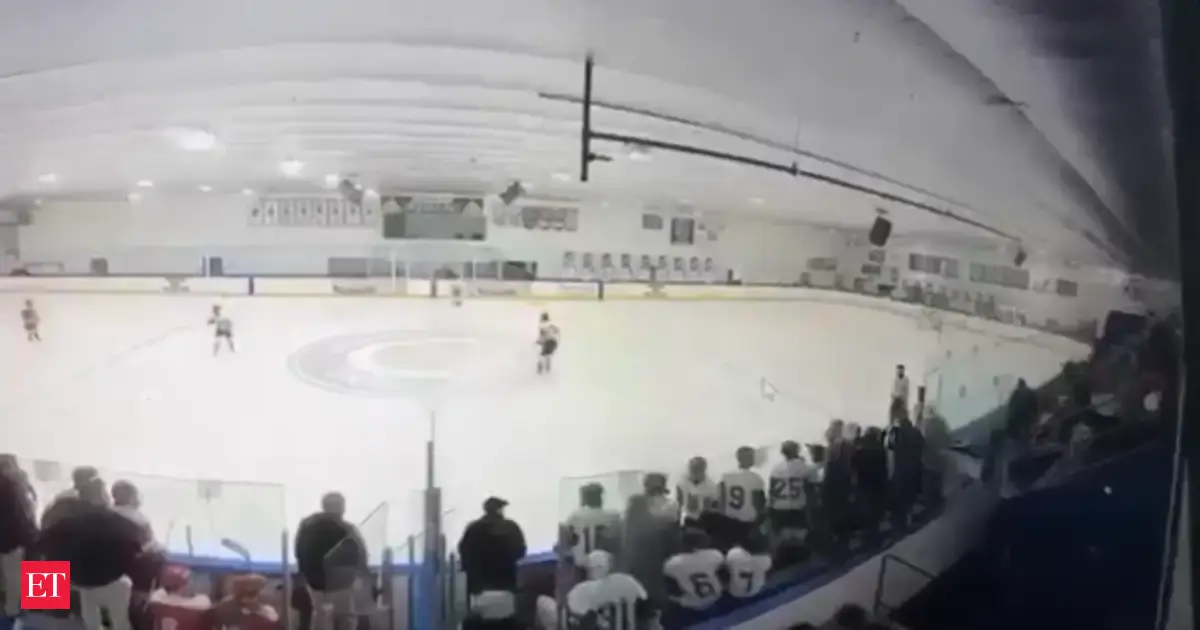 Rhode Island hockey game shooting caught on camera: Chilling viral video shows crowd, players running for cover as shooter opens fire; watch here