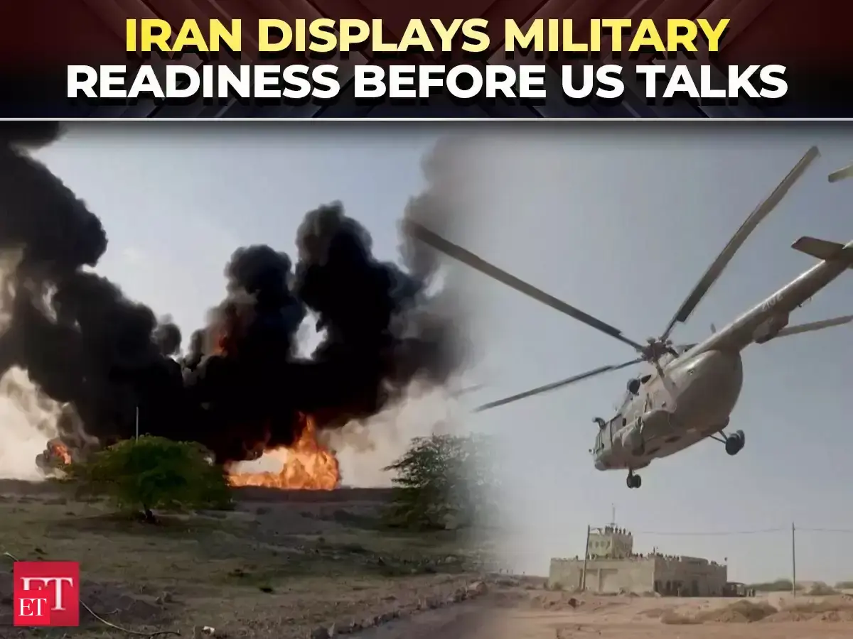 Iran holds military drill around Island in strategic ‘Strait of Hormuz’ ahead of talks with US