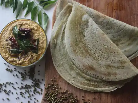 Pesarattu&mdash;The Protein-Packed Green Moong Crepe