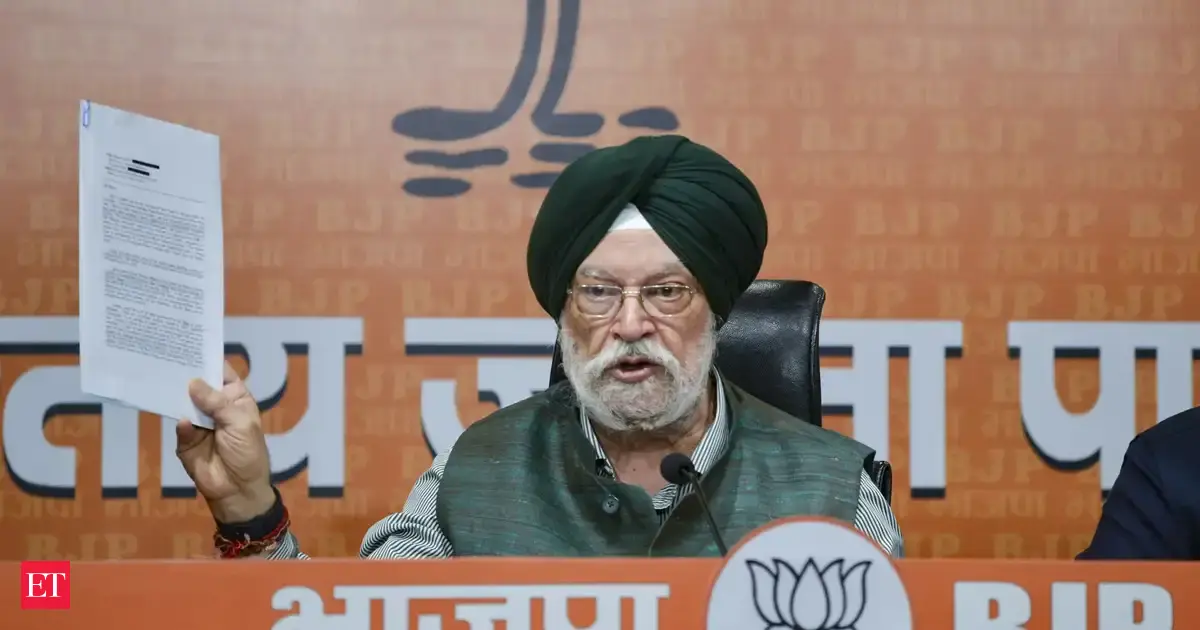 Hardeep Puri had 62 email exchanges & 14 meetings with Epstein, must clarify: Congress