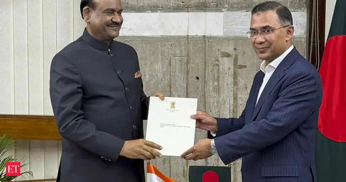 LS Speaker Om Birla and Bangladesh PM Tarique Rahman meet