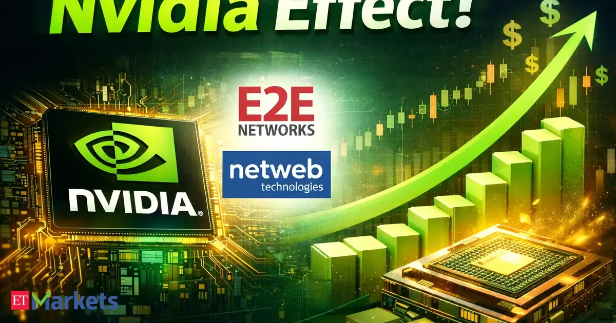 e2e networks: Nvidia effect! E2E Networks, Netweb Tech shares soar up ...