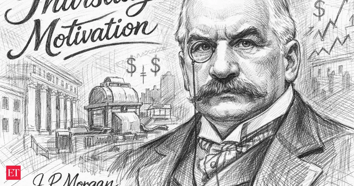 Thursday Motivation: 'The first step towards getting somewhere is to decide you’re not going to...' by JP Morgan