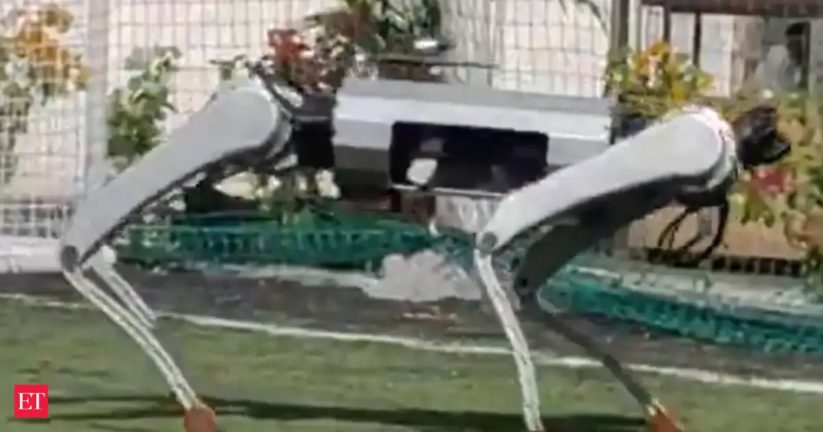 Indian Startup Debuts Indigenous Robot Dog PARAM