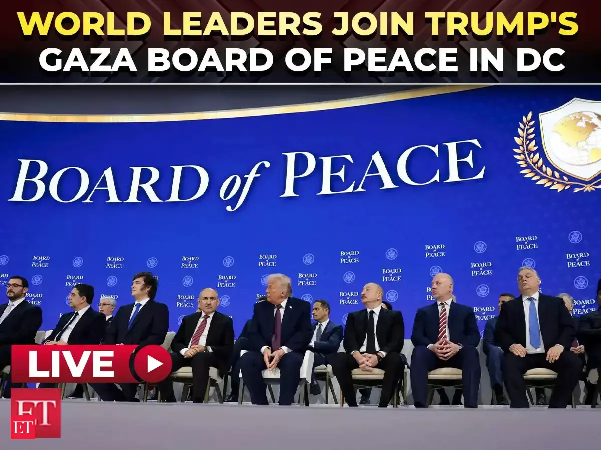 Trump LIVE | US President leads first-ever Board of Peace meeting in Washington