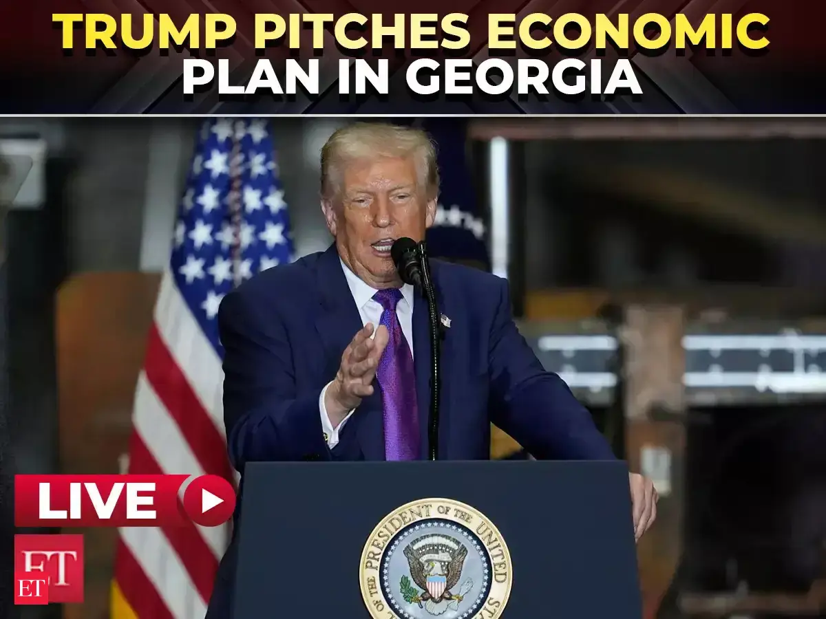 LIVE | Trump pitches economic plan in Georgia as high prices frustrate voters