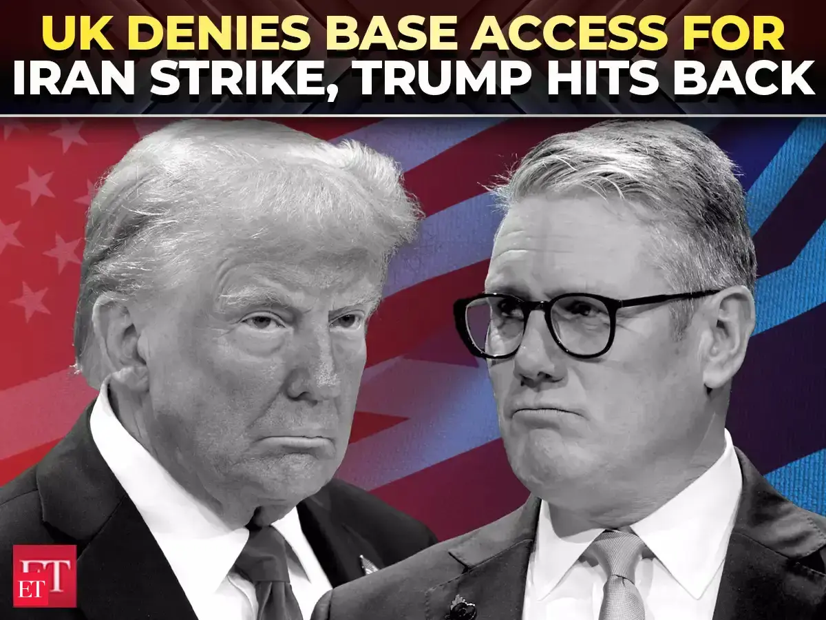 \'You’re making a big mistake,\' Trump says after UK PM Starmer blocks RAF base use for Iran strike
