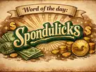 Word of the day: Spondulicks:Image
