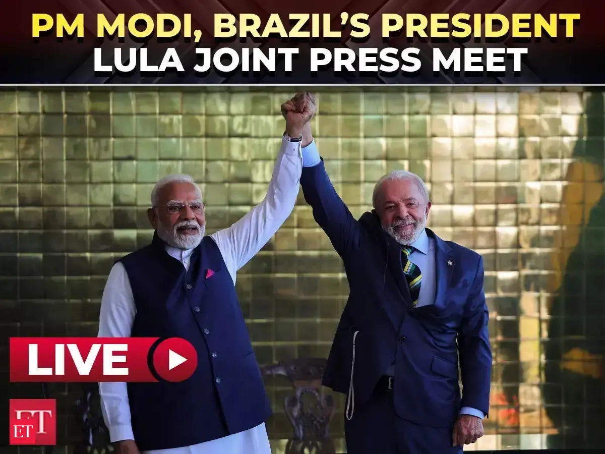 PM Modi, Brazil’s President Lula hold joint press conference at Hyderabad House, Delhi