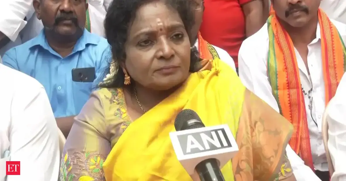 CM MK Stalin creating 'artificial' narrative of rights deprivation in state: BJP leader Soundararajan