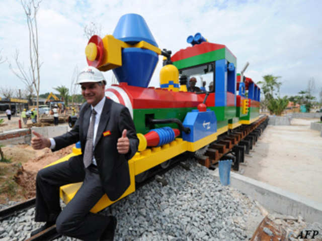 Train track at Legoland Malaysia