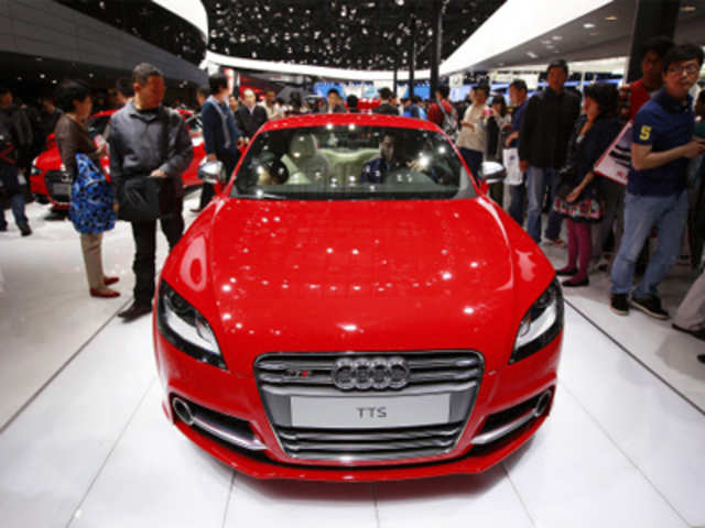 Audi TTS Coupe during Beijing auto show