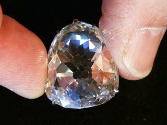The 400-year-old, 34.98 carats diamond known as 'Beau Sancy'