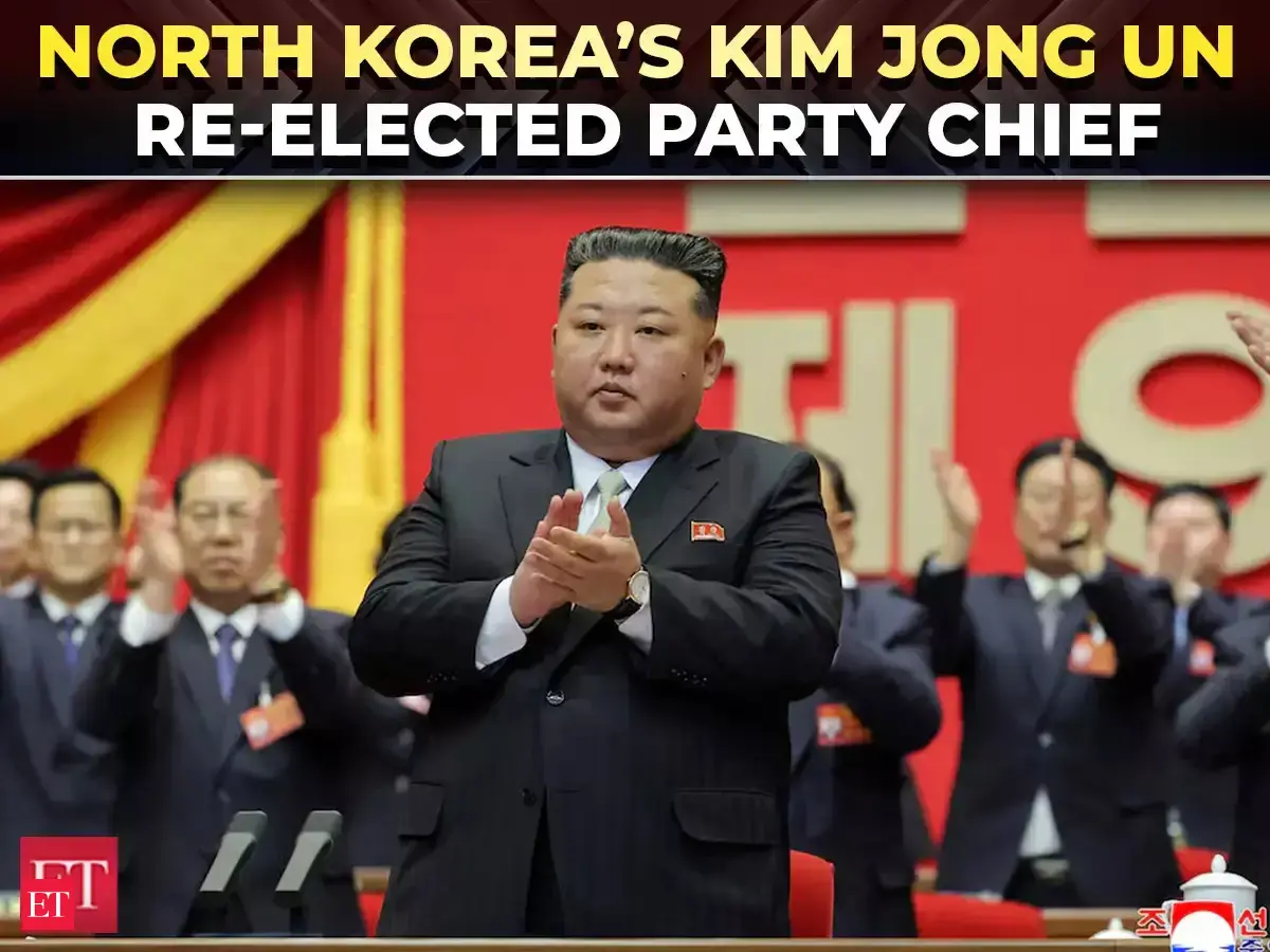North Korea's ruling party re-elects Kim Jong Un as general secretary