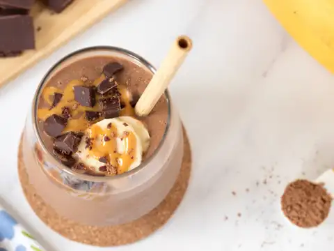 ​ Chocolate Peanut Butter Oat Smoothie
