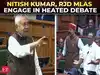 'Don't talk nonsense...'| Nitish Kumar, RJD MLAs engage in heated debate in Bihar Assembly