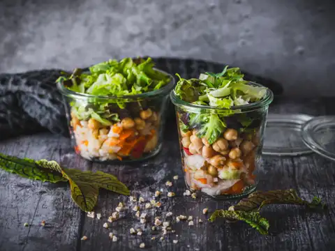 Chickpea Salad Jars