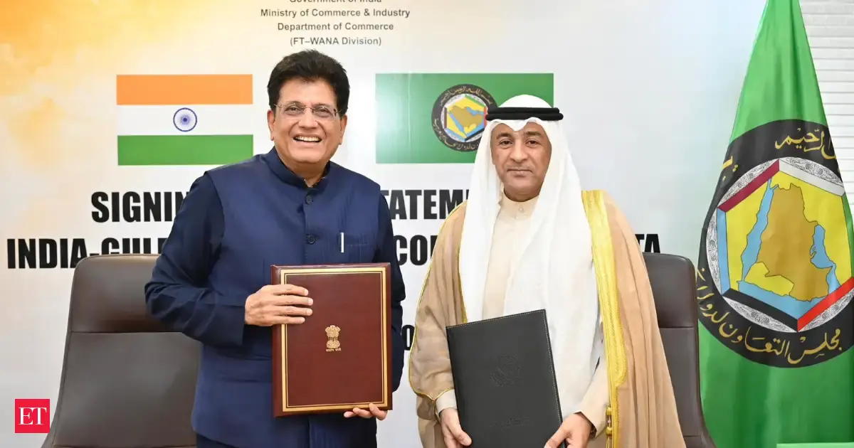 India-GCC FTA: Piyush Goyal signs Joint Statement for trade pact with Gulf Cooperation Council
