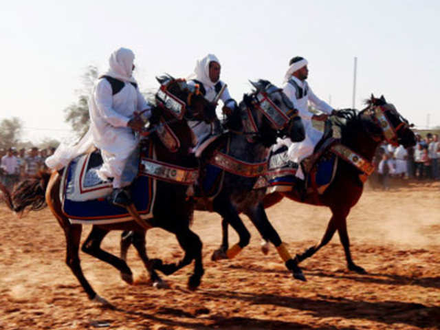 Libyan horsemen