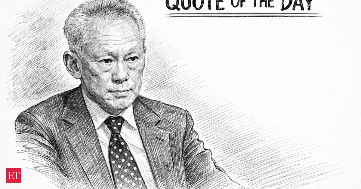 Quote of the day by the founding father of modern Singapore LKY: ‘Every person, genius or moron, has a right to reproduce himself’