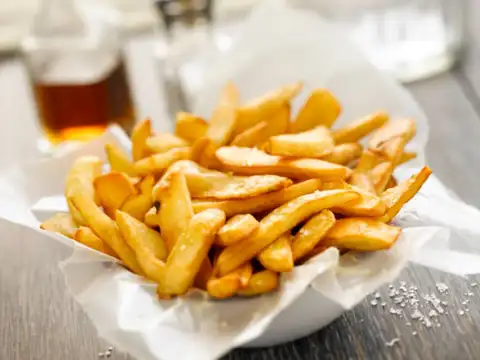 The oil sponge effect of fries