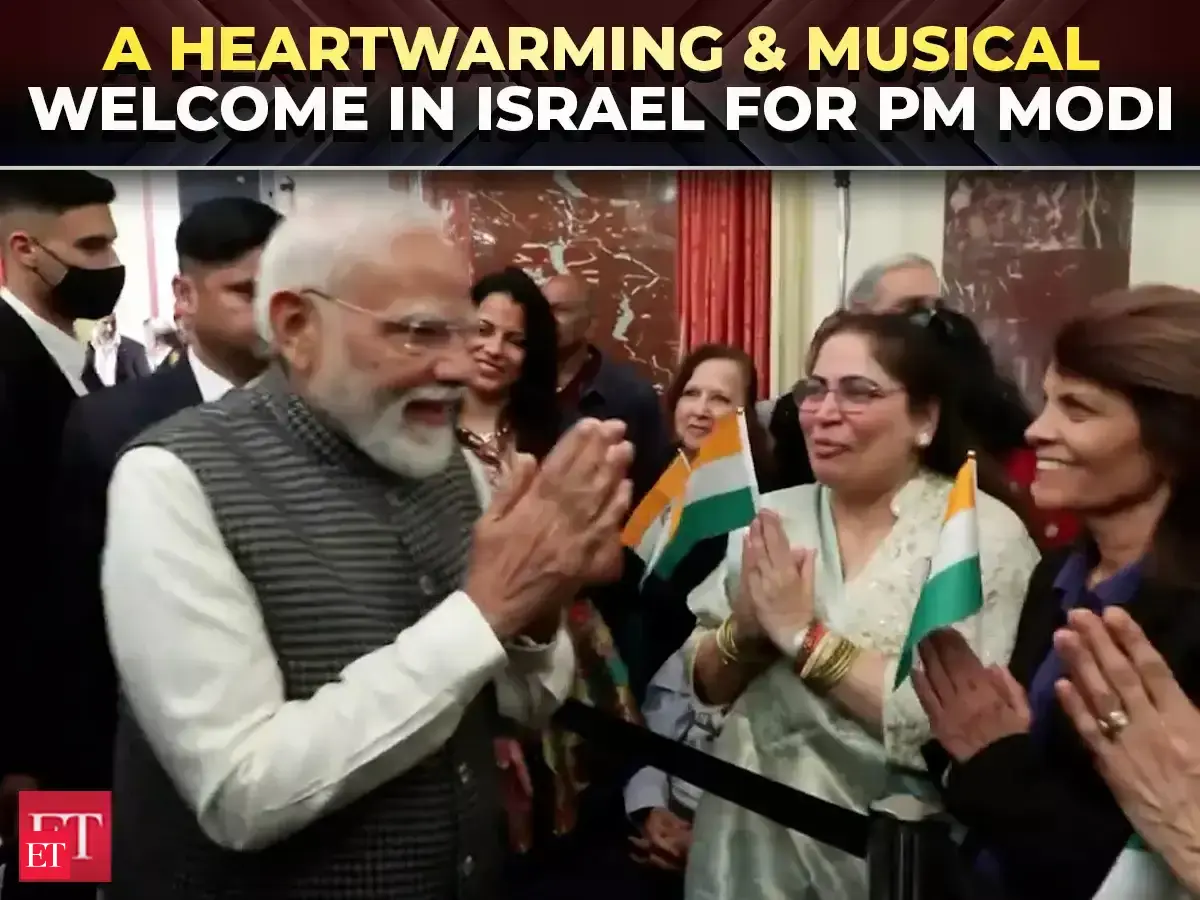 PM Narendra Modi welcomed with vibrant Indian cultural performances in Israel