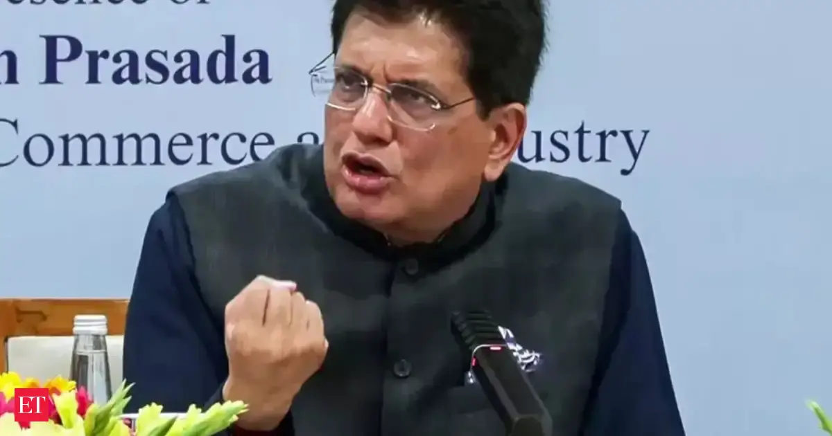 Commerce minister Piyush Goyal says India has concluded nine free trade agreements covering 38 nations