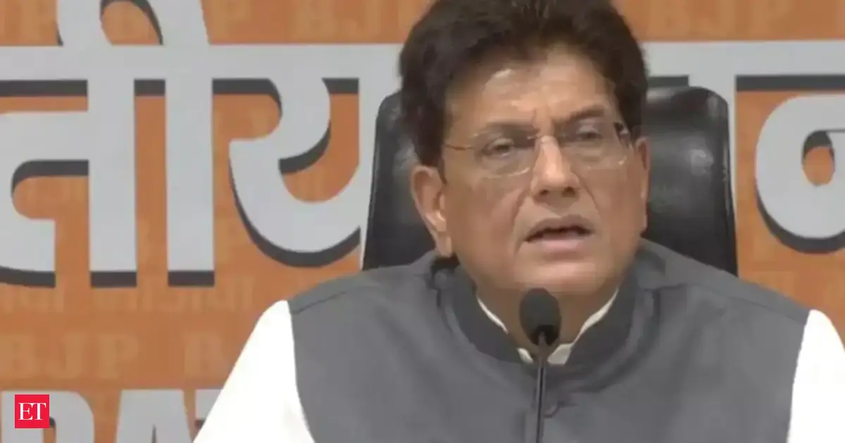 Congress and Rahul doing 'petty politics' to destablise country's progress: Piyush Goyal