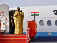 Murmu arrives in Jaisalmer; to fly in indigenous LCH Prachand, attend IAF's 'Vayu Shakti' exercise