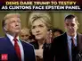 &lsquo;Get President before committee&hellip;&rsquo;: Dems challenge Trump to face Epstein hearing as clintons testify
