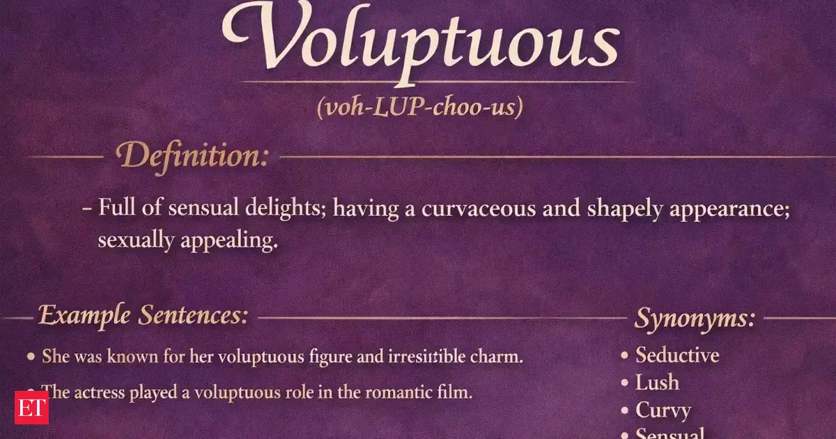 Word of the Day: Voluptuous