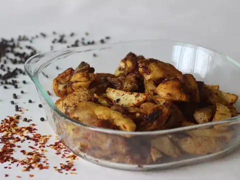Roasted Masala Arbi (Colocasia)