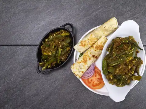 Crispy Bharwan Bhindi (Stuffed Okra)