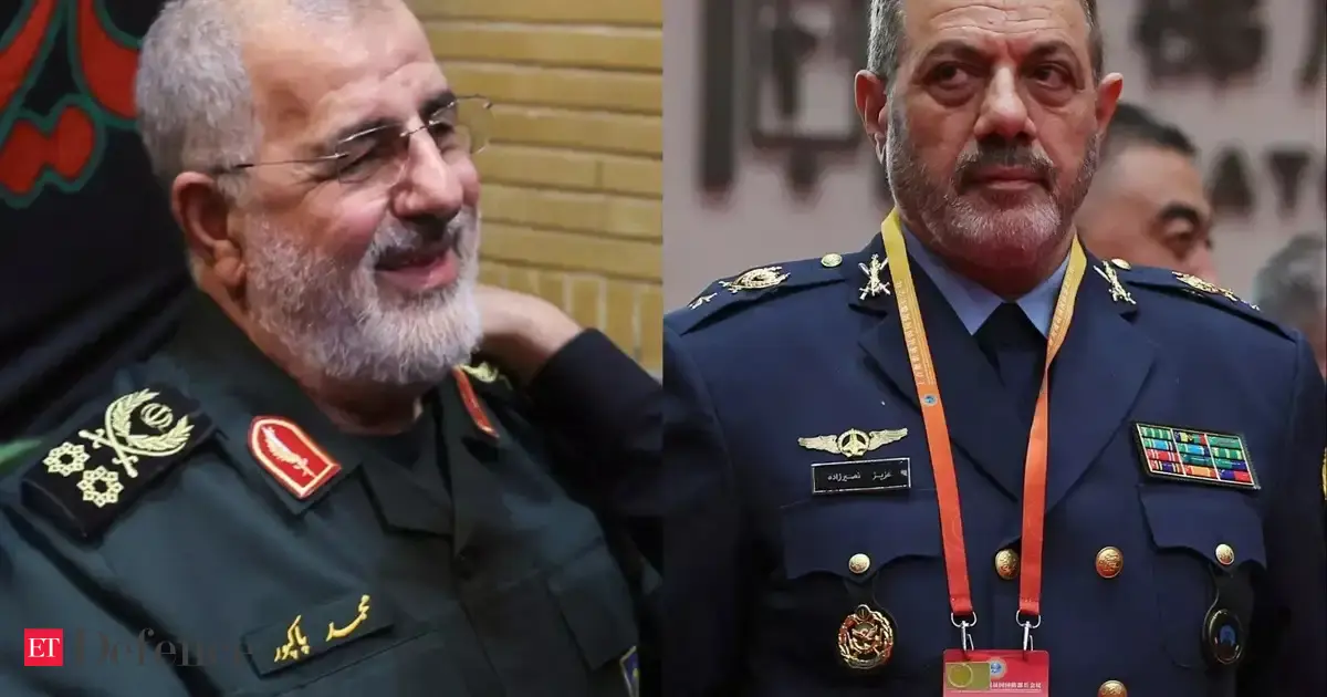 Iranian defence minister, Guards commander killed in Israeli strikes: Reports