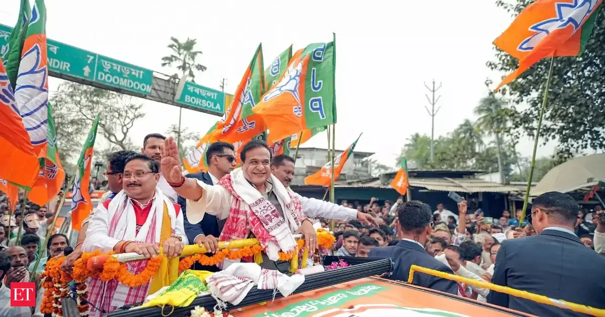 Assam: Ruling BJP in Assam launches “Jan Ashirwad Yatra” - The Economic ...