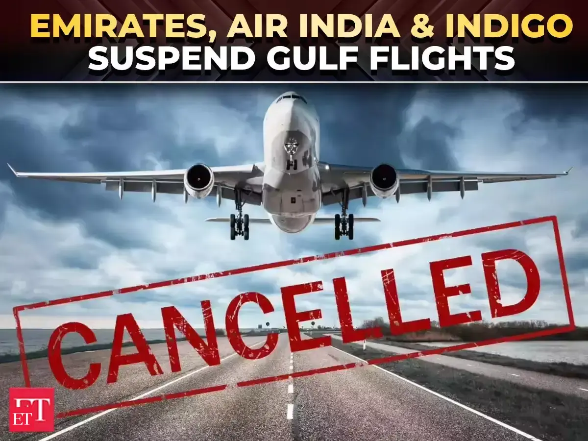 Middle East crisis: UAE airspace closure halts Emirates; IndiGo &amp; Air India suspend gulf flights