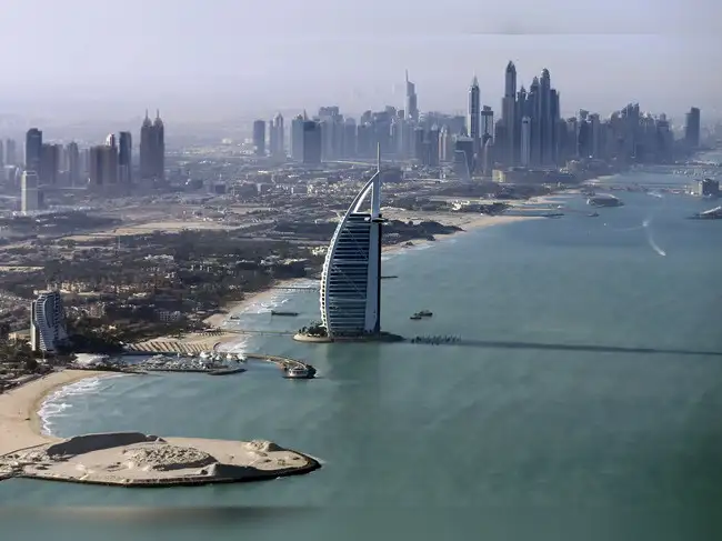 Burj Al Arab hotel at Jumeirah area in Dubai