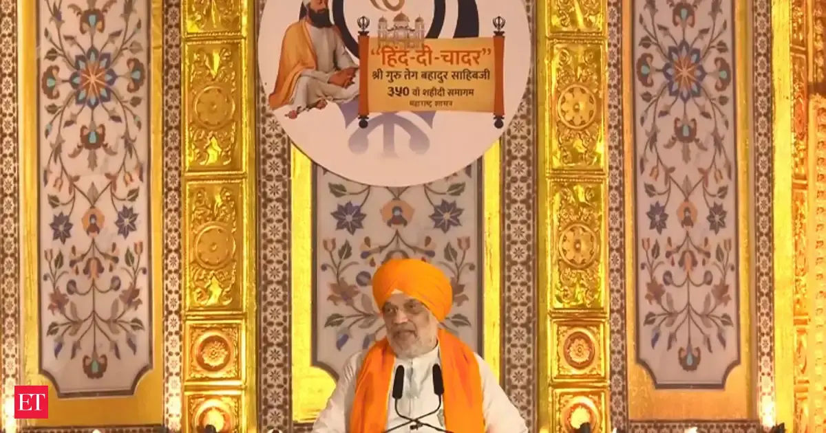 'Hindu, Sikhs would not have remained safe without Guru Teg Bahadur's martyrdom': Amit Shah