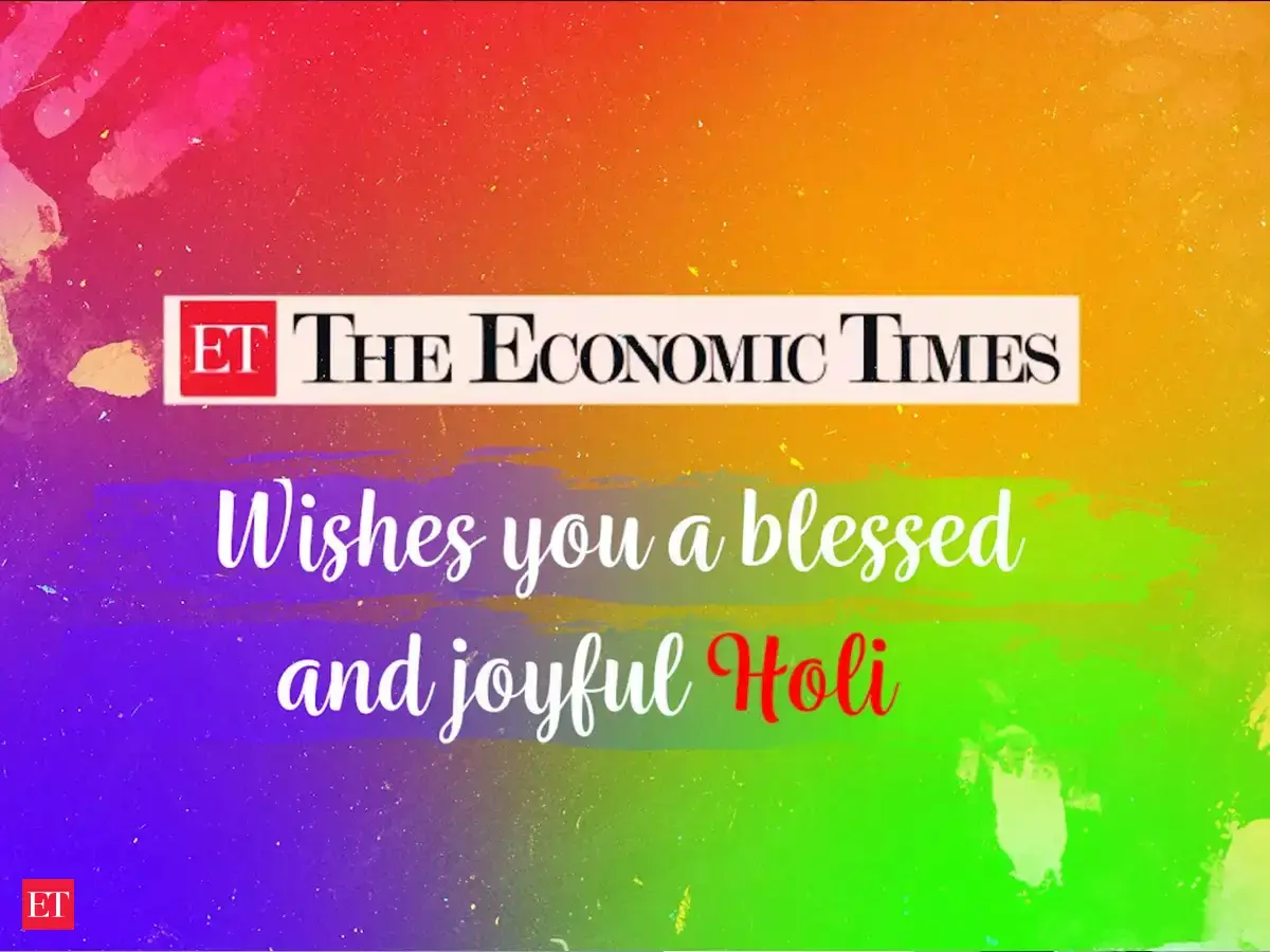 Holi greetings: ET wishes you a colourful and joyous festival
