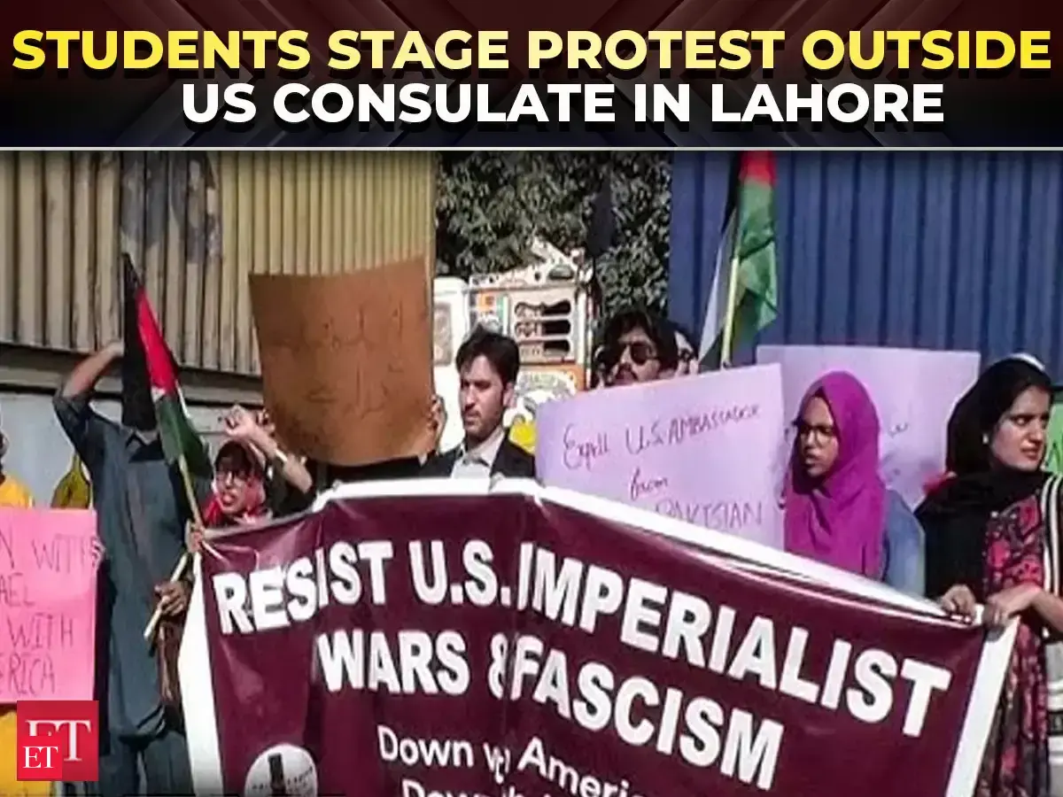 'Azadi, Azadi!': Pakistani activists protest outside US consulate over Iran strikes