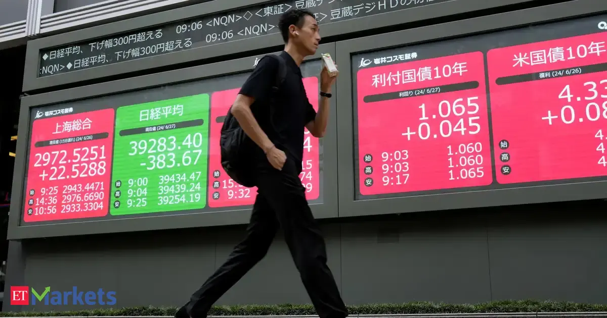 Global Market Today | Asian stocks extend slide to third day, oil gains