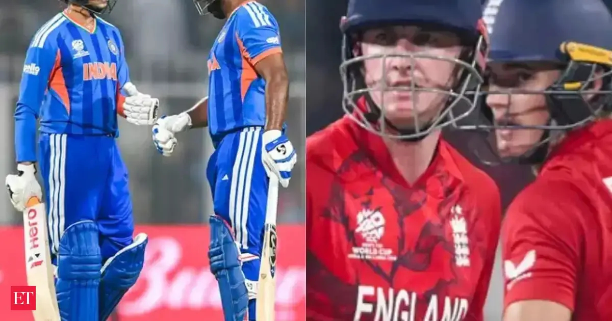 India vs England, 2nd Semi-Final Live Streaming: When and where to watch Ind vs Eng Wankhede match live - The Economic Times