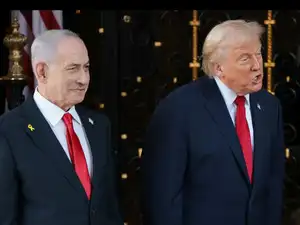 Donald Trump and Benjamin Netanyahu