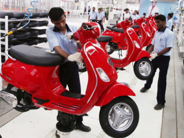 Vespa scooters plant in Baramati