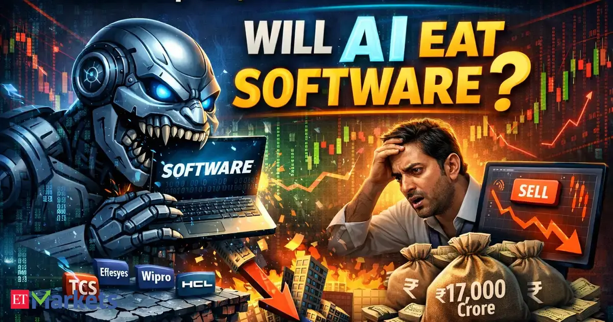 FIIs dump Rs 17,000 crore worth of IT stocks in February. Will AI eat software?