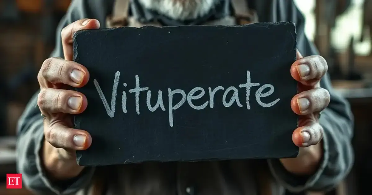 Word of the Day: Vituperate