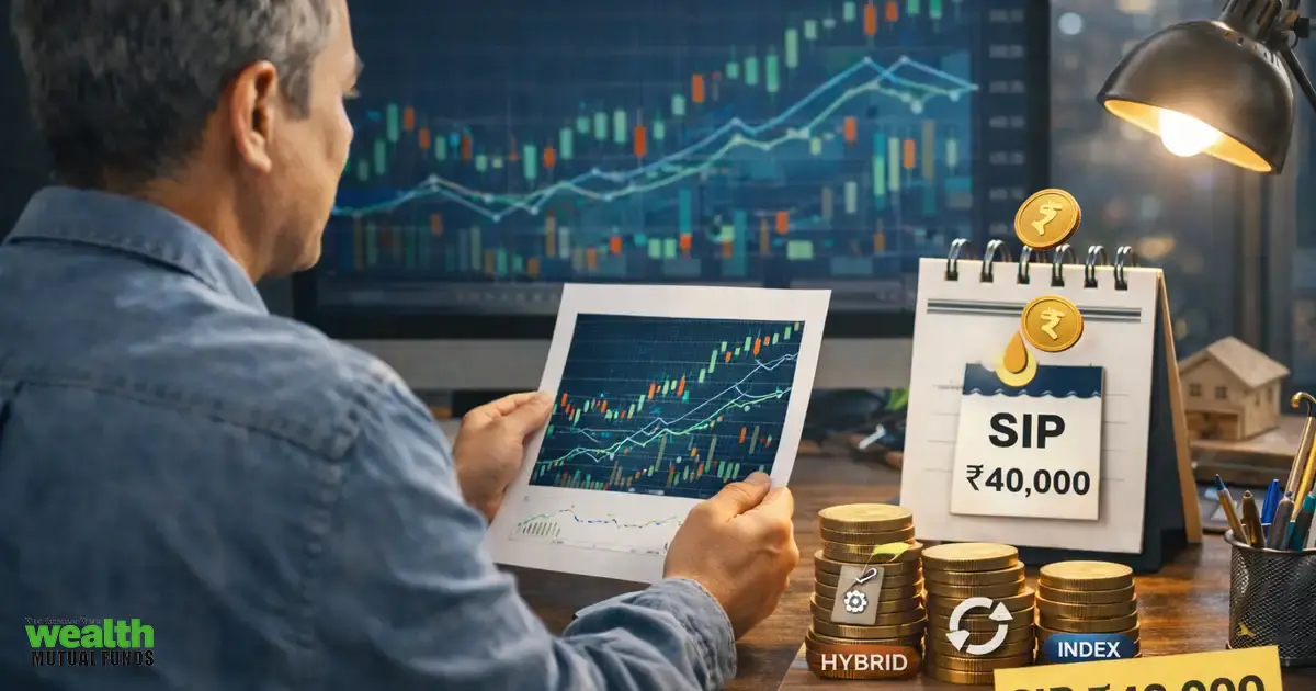 Starting late in mutual funds? Expert shares a Rs 40,000 SIP portfolio strategy for a 50-year-old