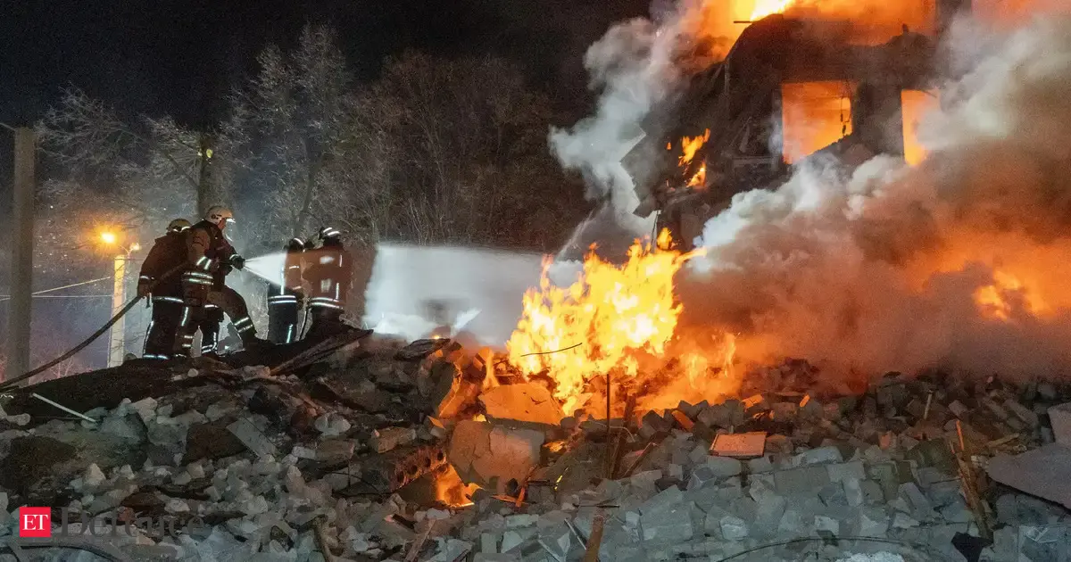 Russia hits Ukraine with drones, missiles, kills at least seven in Kharkiv