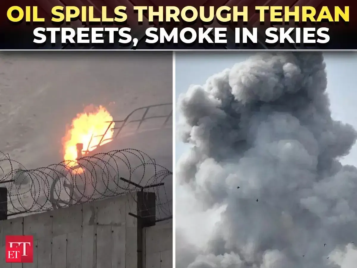 Israel strikes Iran's oil facility in air assault: Black smoke engulfs depots in new phase of war